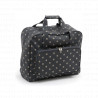 SAC TRANSPORT MACHINE PVC GRIS FONCE POIS